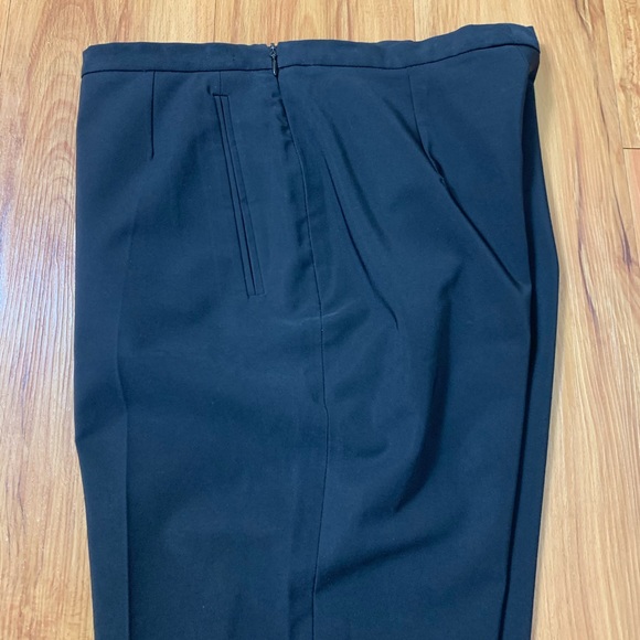 Prada Navy High Rise Straight Leg Trouser Pants - Picture 7 of 16